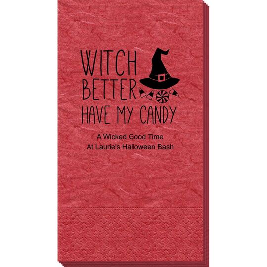 Witch Better Have My Candy Bali Guest Towels
